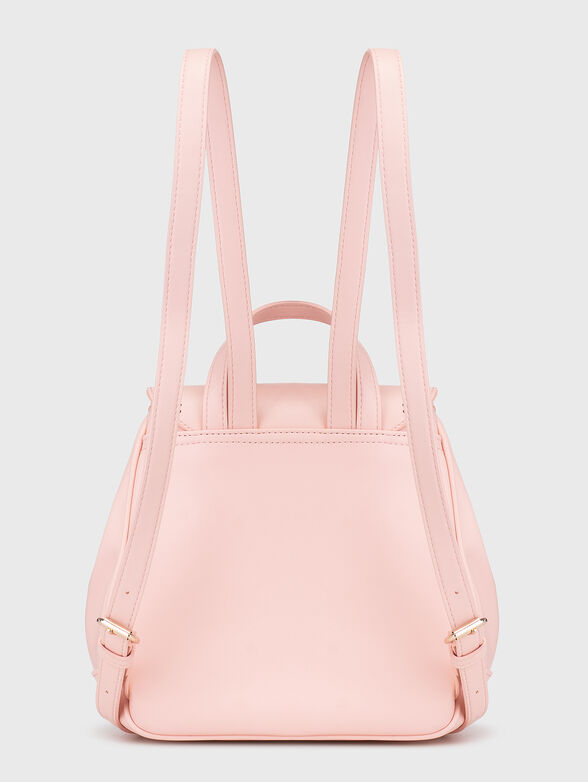 Pink backpack with perforations - 2