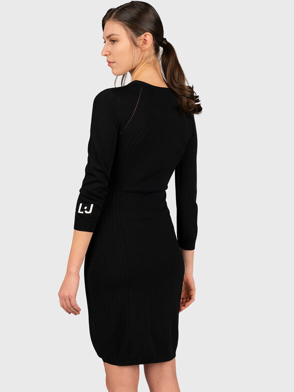 Knit dress whit rhinestones - 3