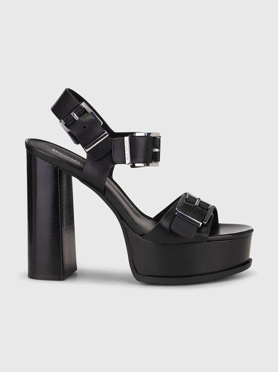 COLBY high heel leather sandals - 1