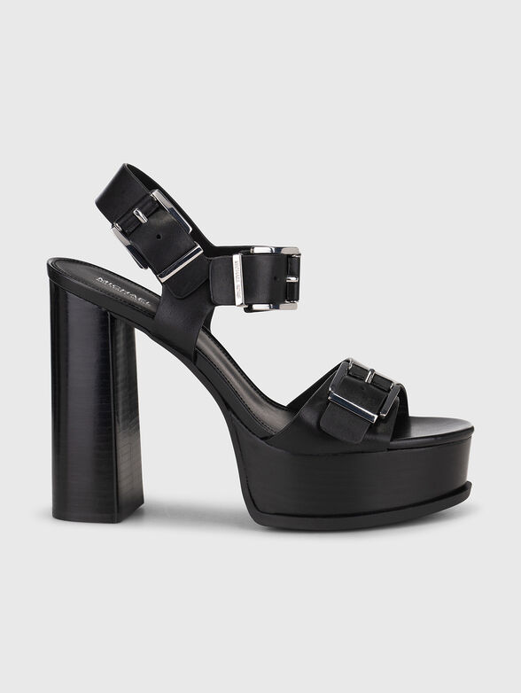 COLBY high heel leather sandals - 1