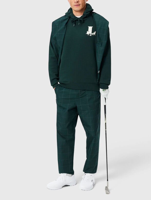 Cotton green sweatshirt - 1