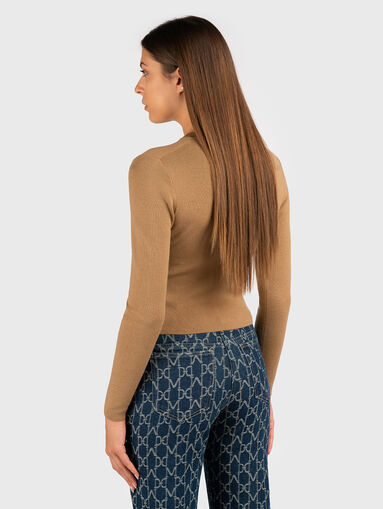 Merino wool cardigan with buttons - 3