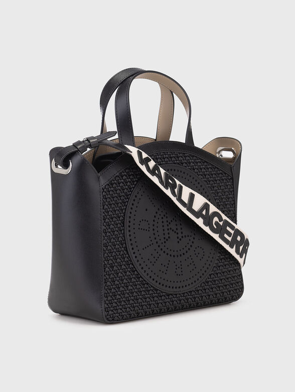 Small leather bag with perforations - 4