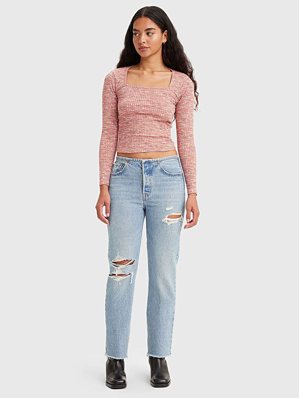 501&reg; blue jeans with distressed effect - 1