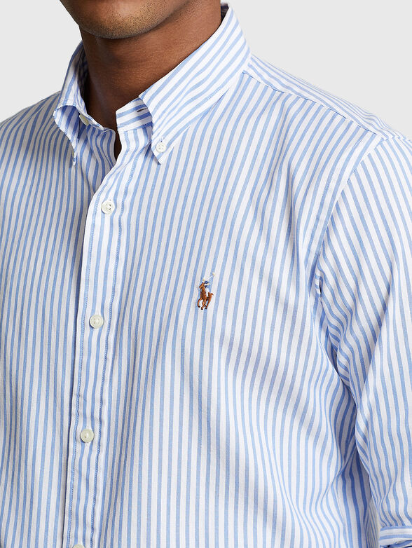 Cotton striped shirt - 4