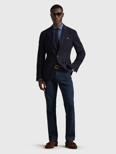 Slim trousers in dark blue - 4