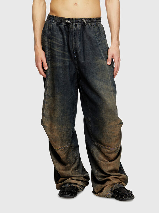 Дънки D-PARI-S с широки крачоли - 1