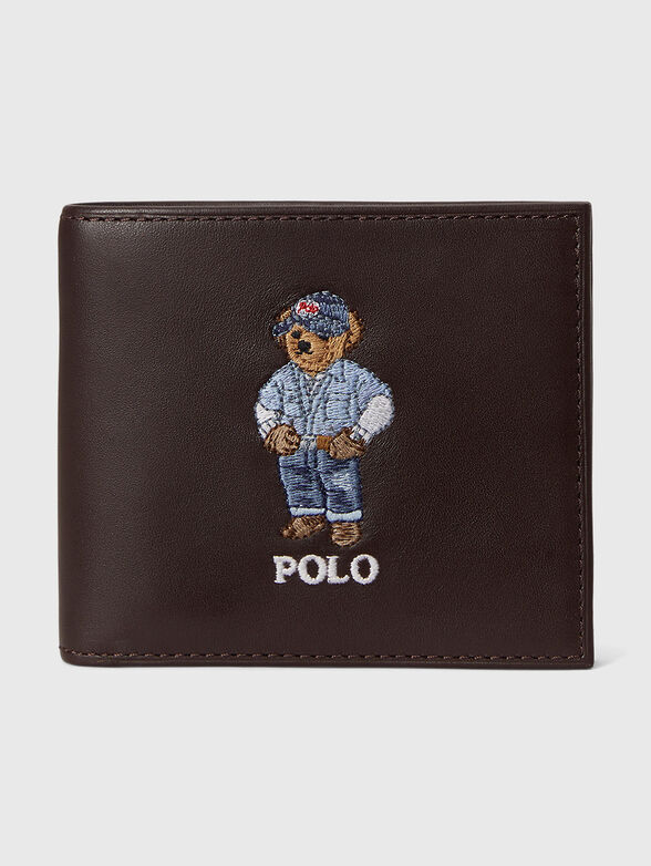Brown leather wallet - 1