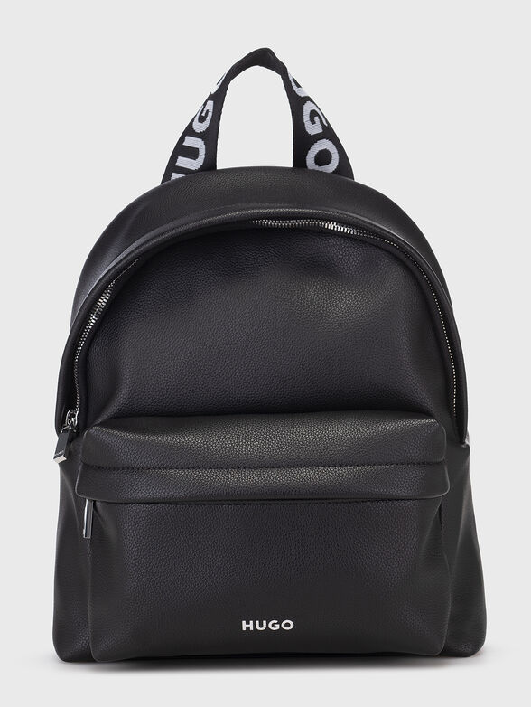 Black backpacks with logo accents - 1