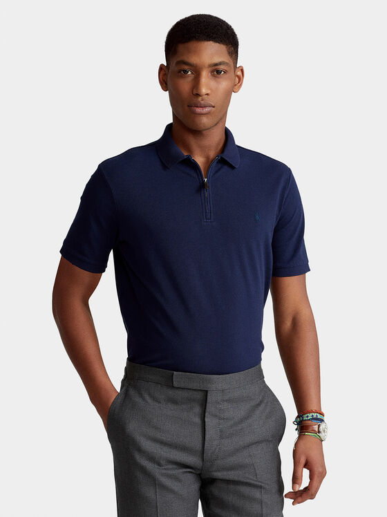 Тъмносин поло-шърт - 1