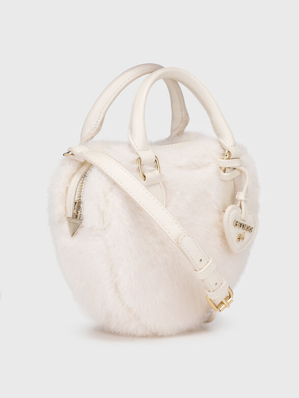 Black crossbody bag in the shape of a heart - 5