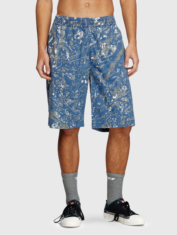 P-OPWIK-C shorts with print - 1