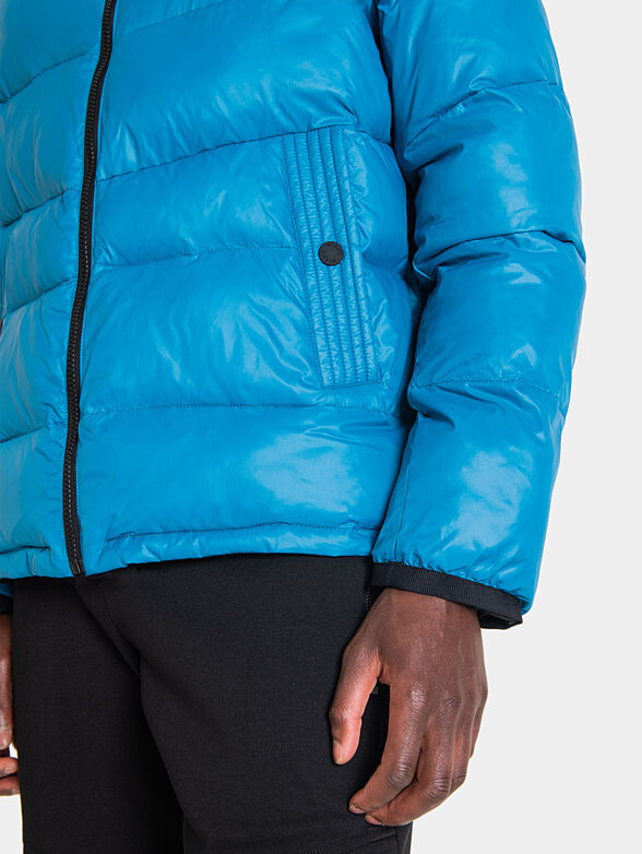 Reversible padded jacket with hood - 6