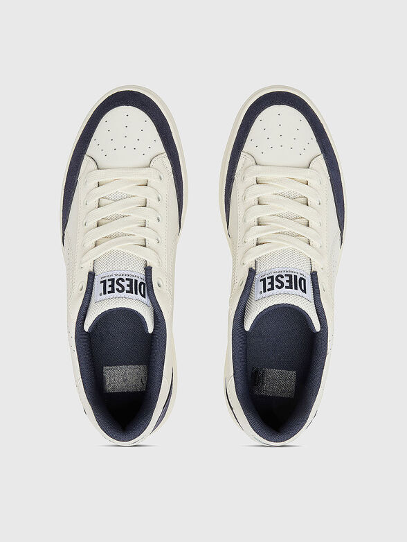 S-DAKOTA leather sports shoes with logo detail - 6