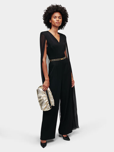 Jumpsuit with V-neck - 5