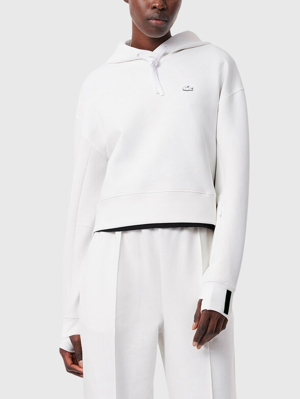 Sweatshirt with logo detail in blue - 1