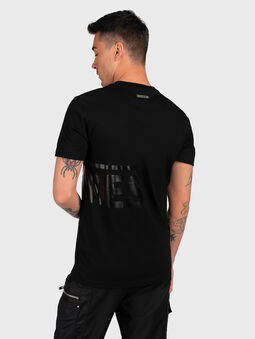 Round neck T-shirt with logo print - 3