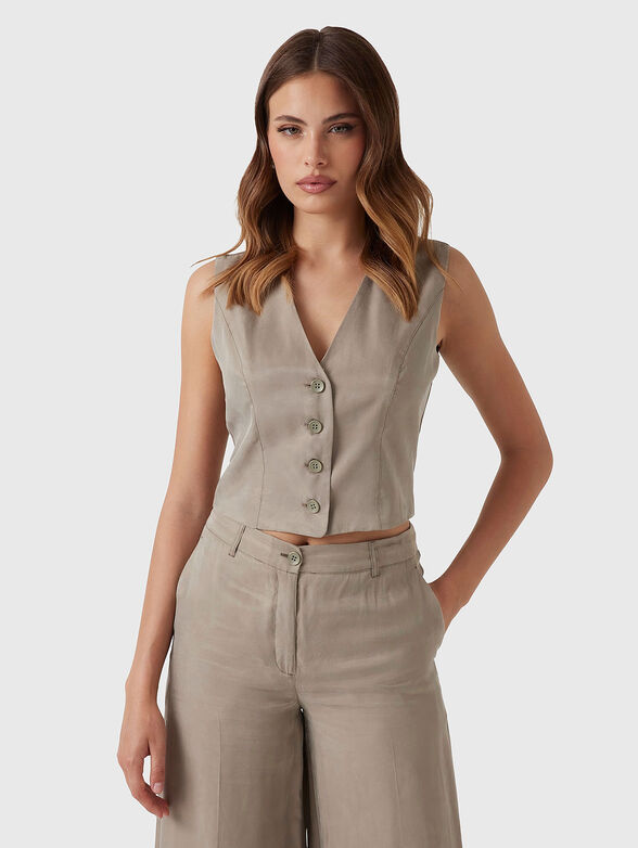 CELESTINE vest with V-neck - 1