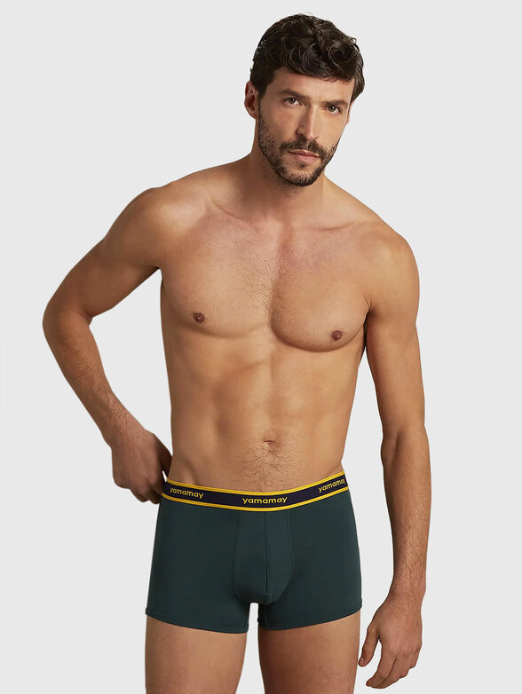 NEW FASHION COLOR trunks with logo accent - 4