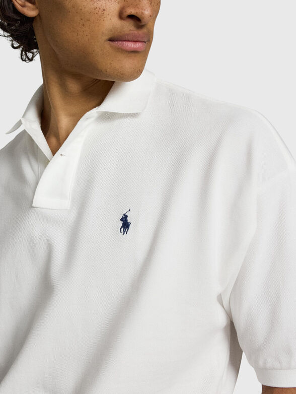 Ribbed polo shirt - 4