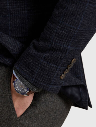 Single breasted wool blazer - 5