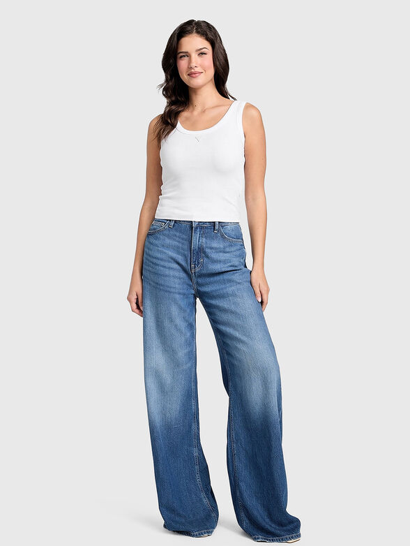 Cotton top with logo detail - 2