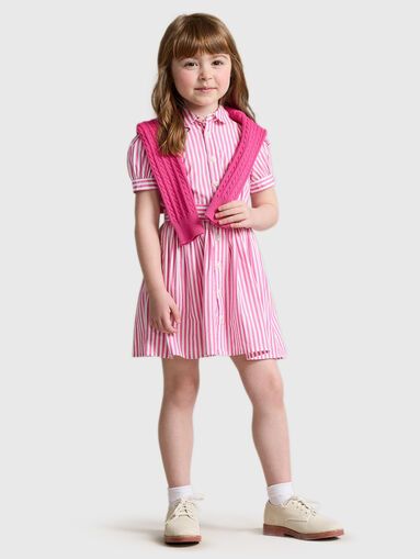 Stripe dress in cotton - 4