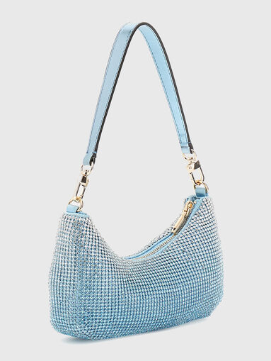 ZALINA rhinestone mini shoulder bag - 3