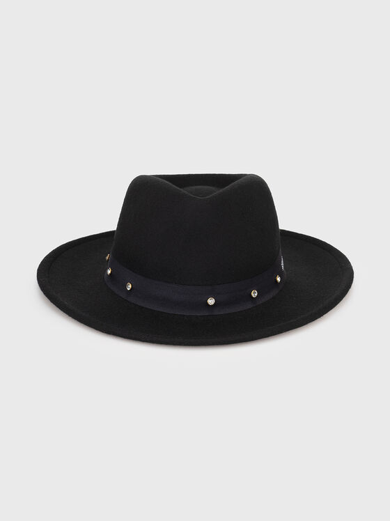 Wool hat with brim - 1