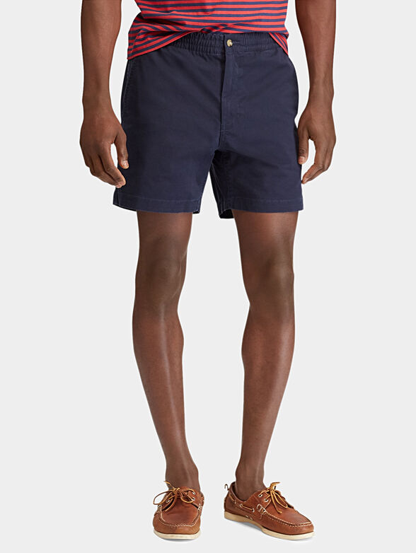 Chino blue shorts - 1