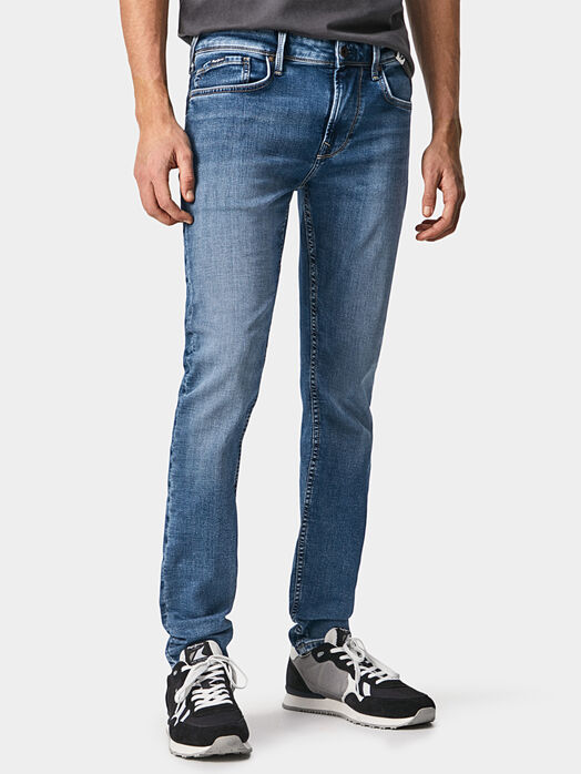 FINSBURY skinny jeans with low waist
