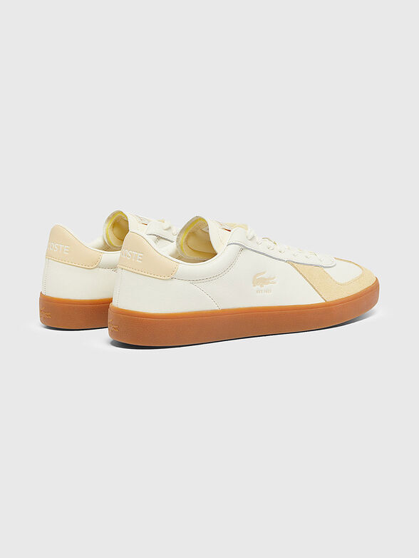 Leather shoes with logo detail - 3