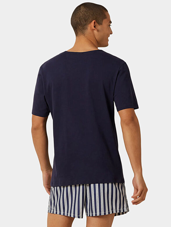 Beach shorts with stripe print - 4