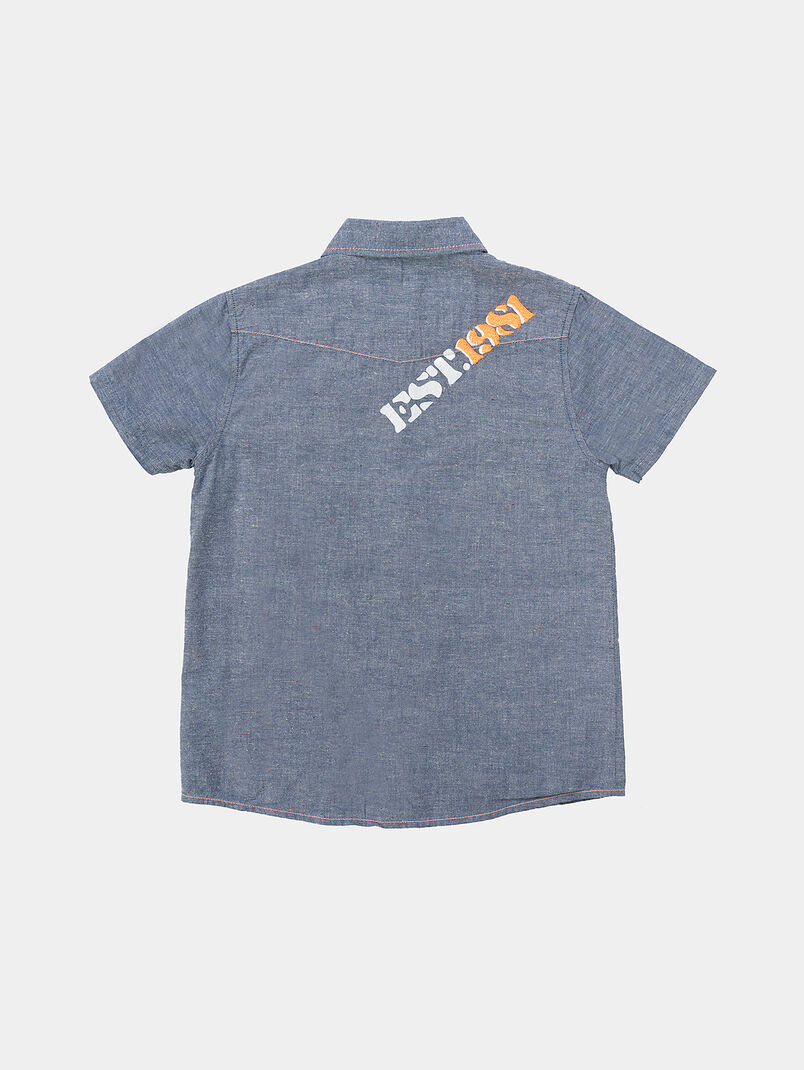 Shirt with contrasting elements - 3