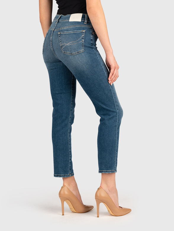 Slim jeans with rhinestones - 2