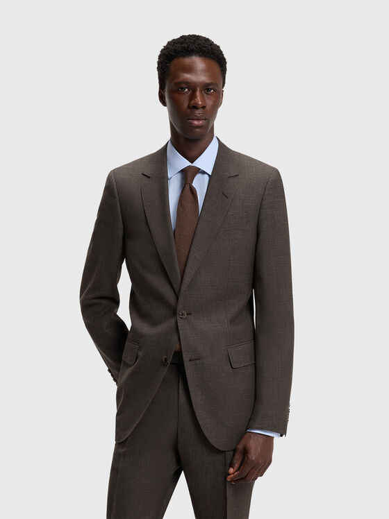 Слим сако от вълнен блнд - 1