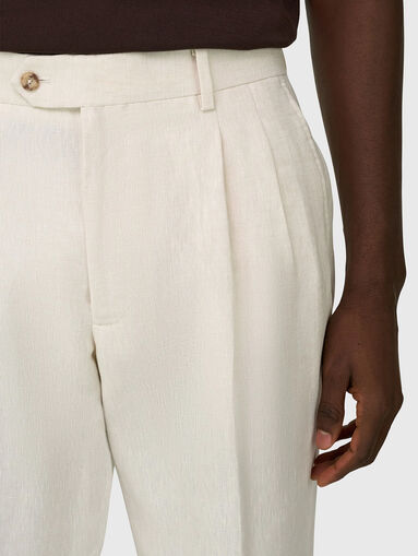 Two-piece linen suit - 4