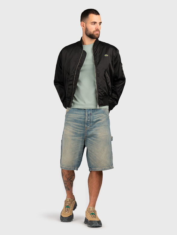 Rond neck black T-shirt - 2