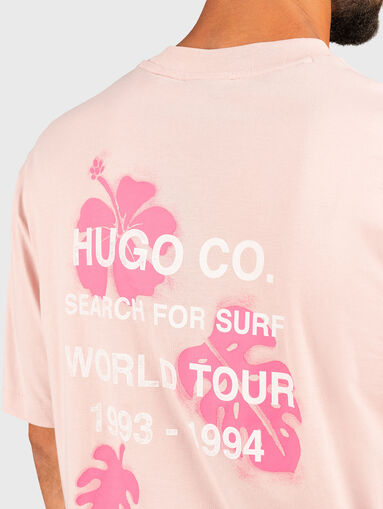 Unisex T-shirt with accent back - 5