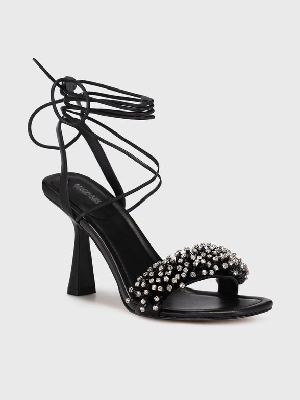 LUCIA leather heeled sandals - 2