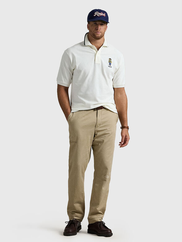 Polo-shirt with embroidered logo - 1