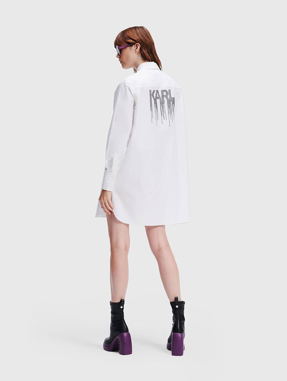 Long shirt with rhinestones - 2