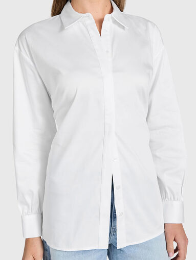 Shirt with corset-style ties at the back - 5