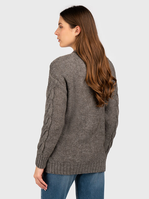 GINNY knitted cardigan with buttons - 3