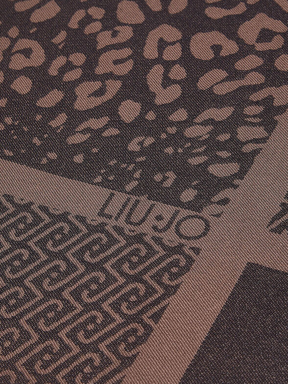 Jacquard scarf with logo - 3