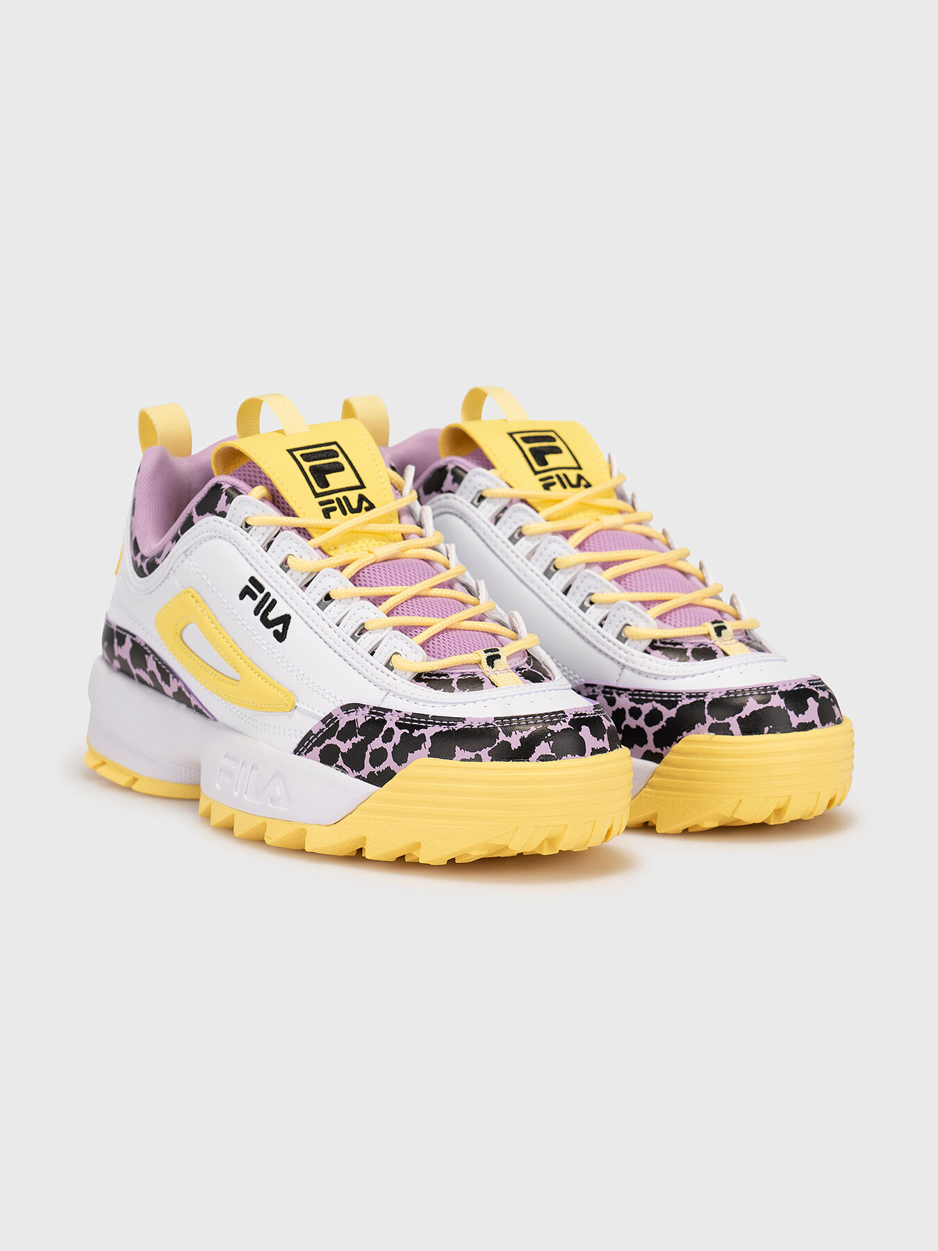 DISRUPTOR F sports shoes with colorful accents brand FILA