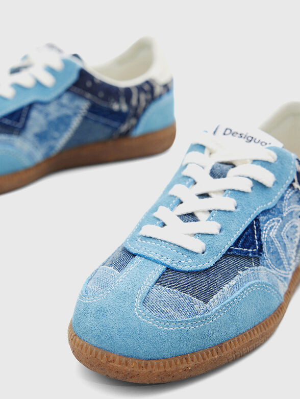 REPRISE HERI D sports shoes with denim texture - 3