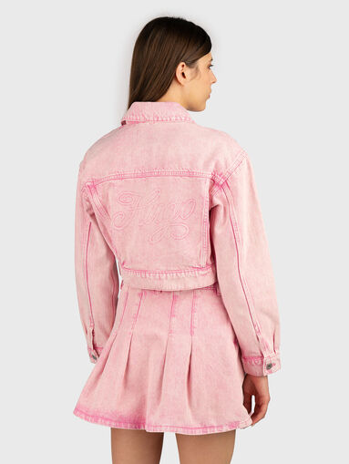 GALATEA short denim jacket - 3