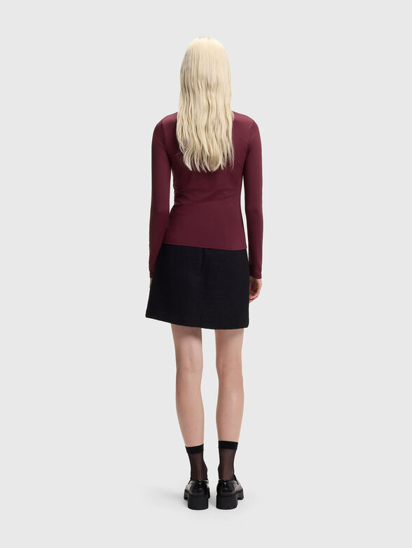 Slim long sleeved blouse - 3