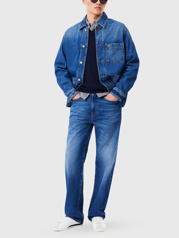 Straight jeans in blue  - 3